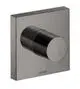 AXOR-HG-AXOR-ShowerSolutions-Ab-und-Umstellventil-Trio-Quattro-120-120-Unterputz-Polished-Black-Chrome-10932330 gallery number 1